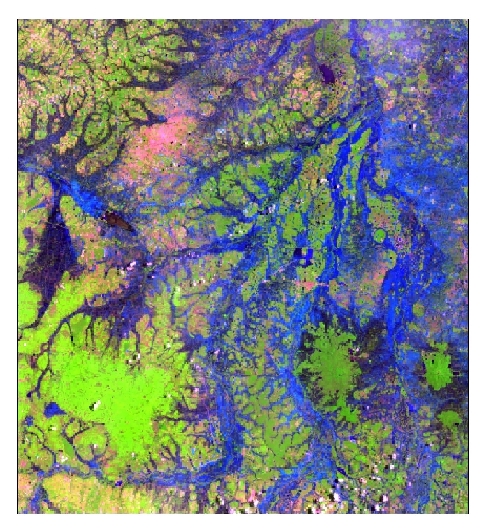 Landsat ETM: July 22, 2000